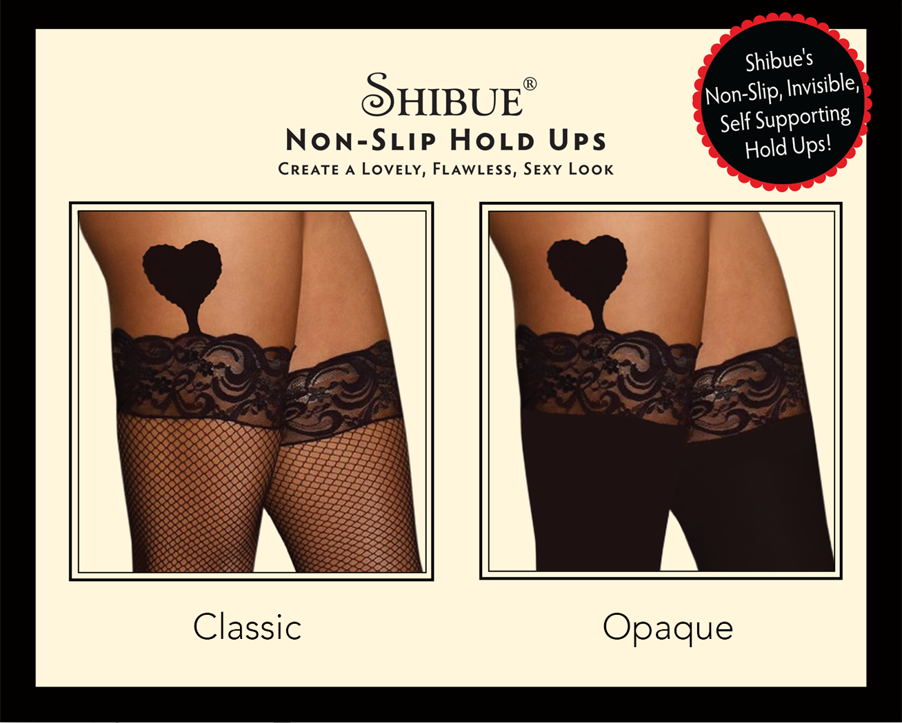 Non-Slip Thigh High Hold Ups